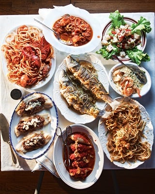 Traditional seven fishes hot sale