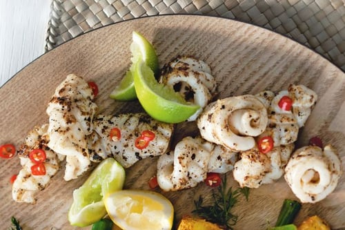 Barbecued Salt and Pepper Squid