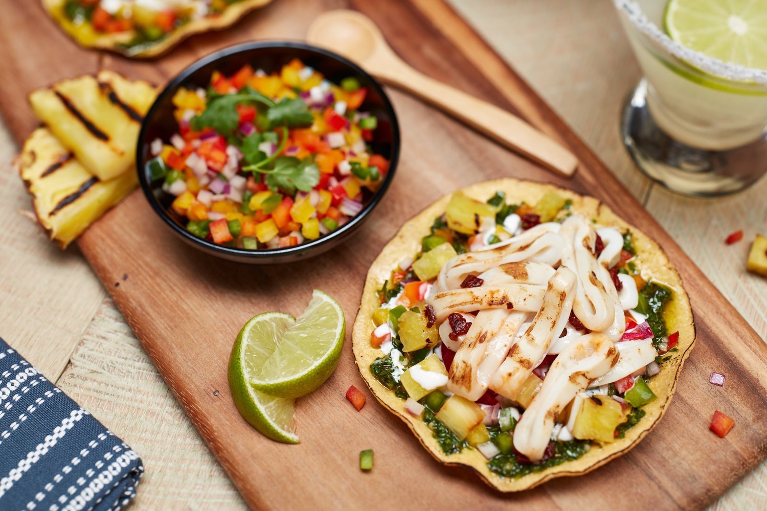 Recipe: Calamari “al Pastor” Tostada