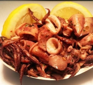 Garlic Calamari Sautee Recipe | The Town Dock