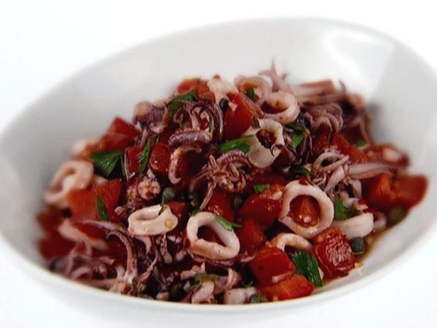 Recipe:&nbsp;Giada de Laurentiis’ Calamari, Tomato and Caper Salad