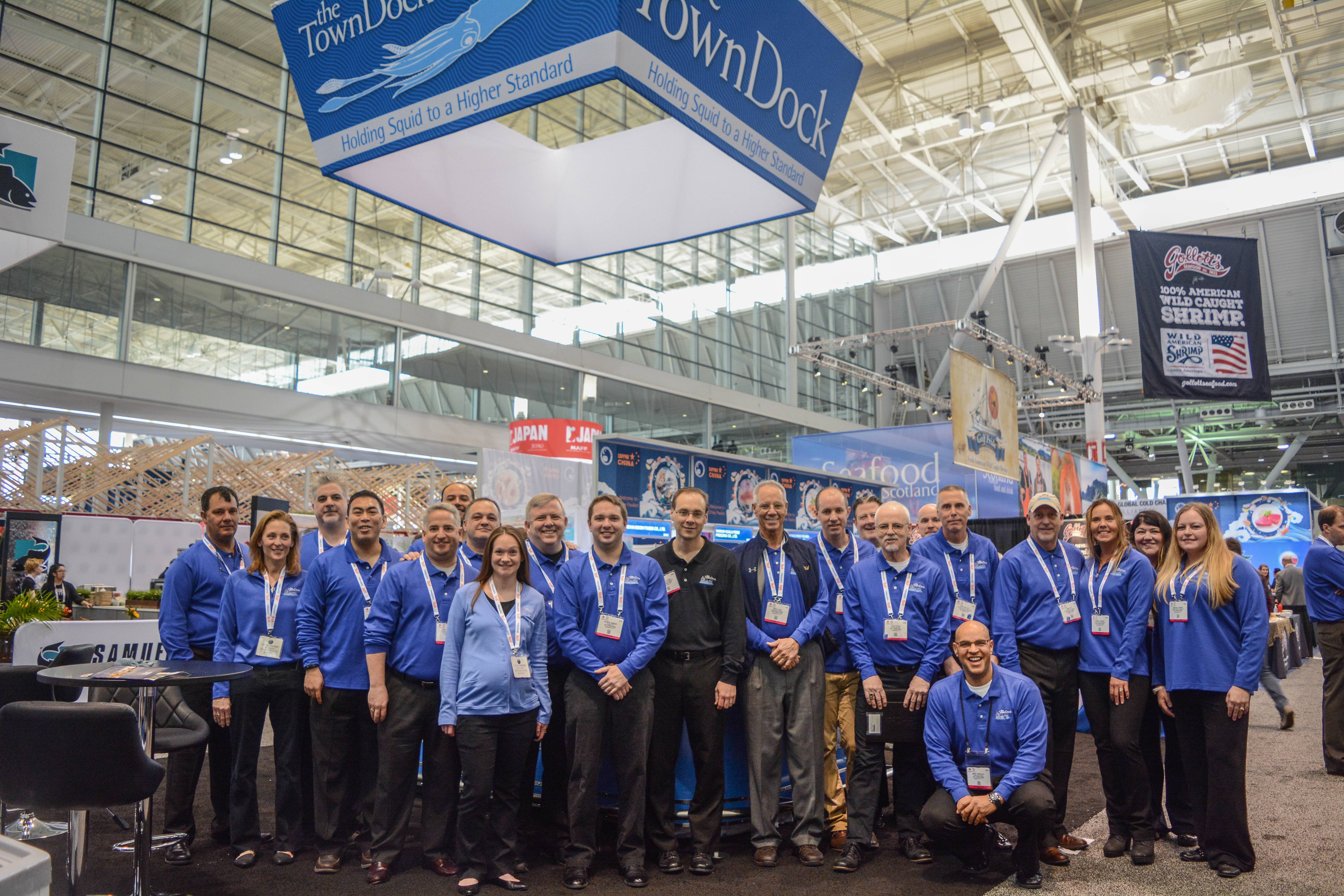 the town dock group staff picture at sena 2018