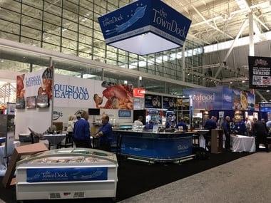 the town dock calamari supplier booth from sena 2017