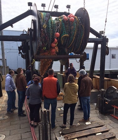 JWU Students Tour The Town Dock