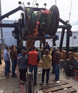 Johnson & Wales University students tour The Town Dock