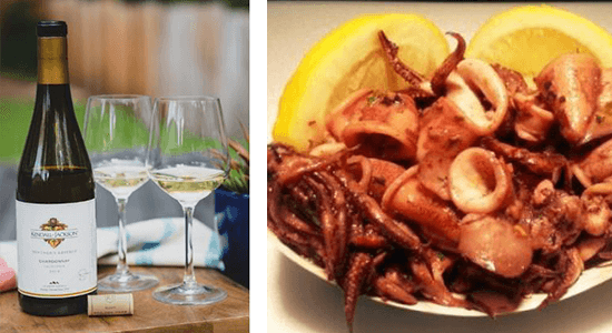 Chardonnay Wine & Calamari Pairing | The Town Dock