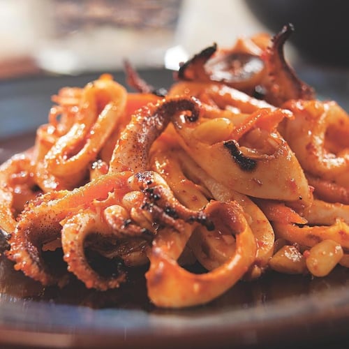 Korean Grilled Squid Salad