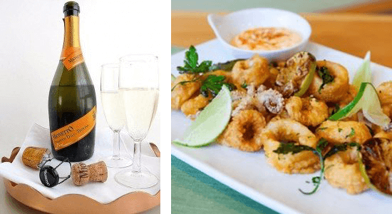 Prosecco Wine & Calamari Pairing | The Town Dock