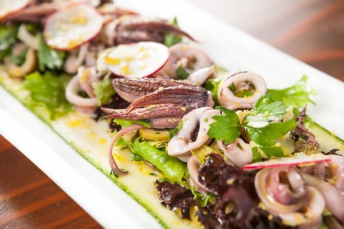 Spring Calamari Salad