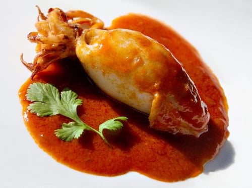 Stuffed Calamari In Gravy Recipe | The Town Dock