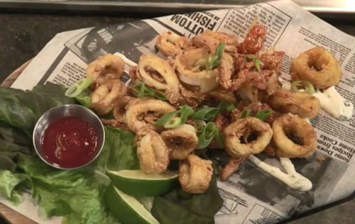 Thai Peanut Calamari