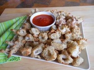 crispy baked calamari