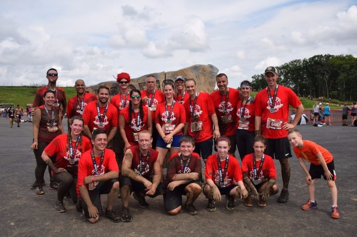 The Town Dockers Take on The Warrior Dash