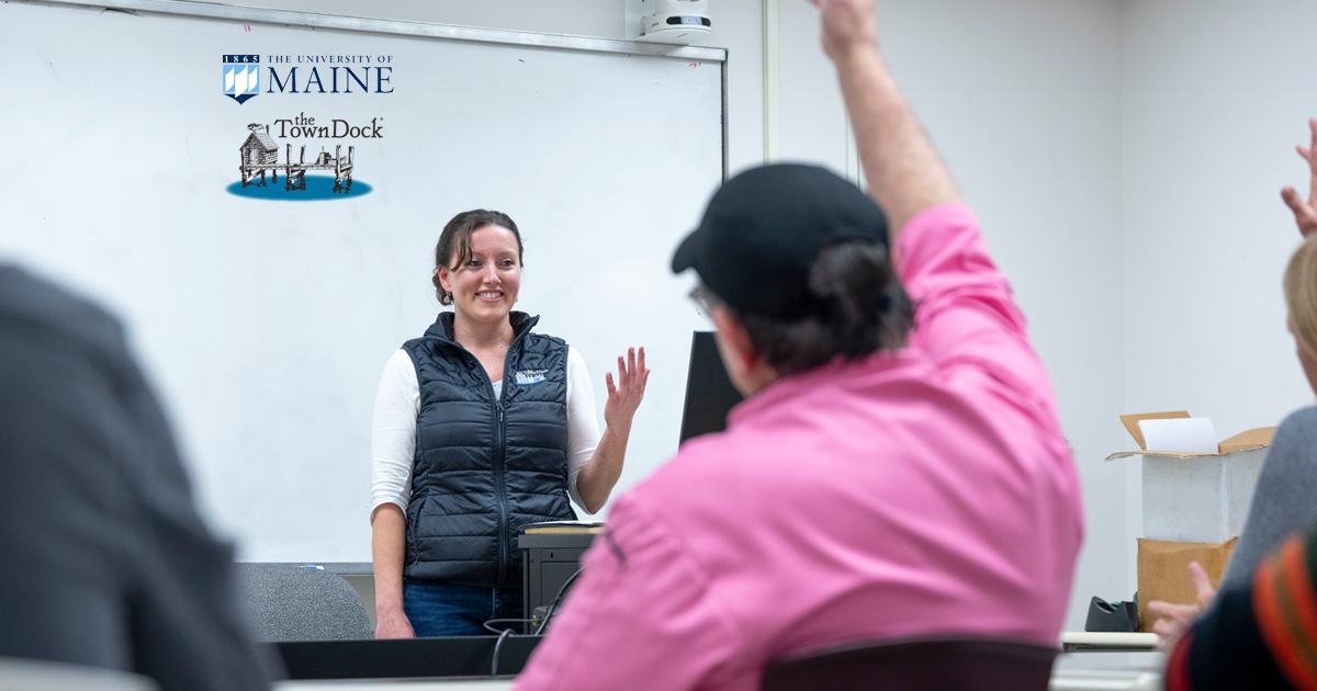 Town Dock & UMaine Make New Foods from Squid Fins