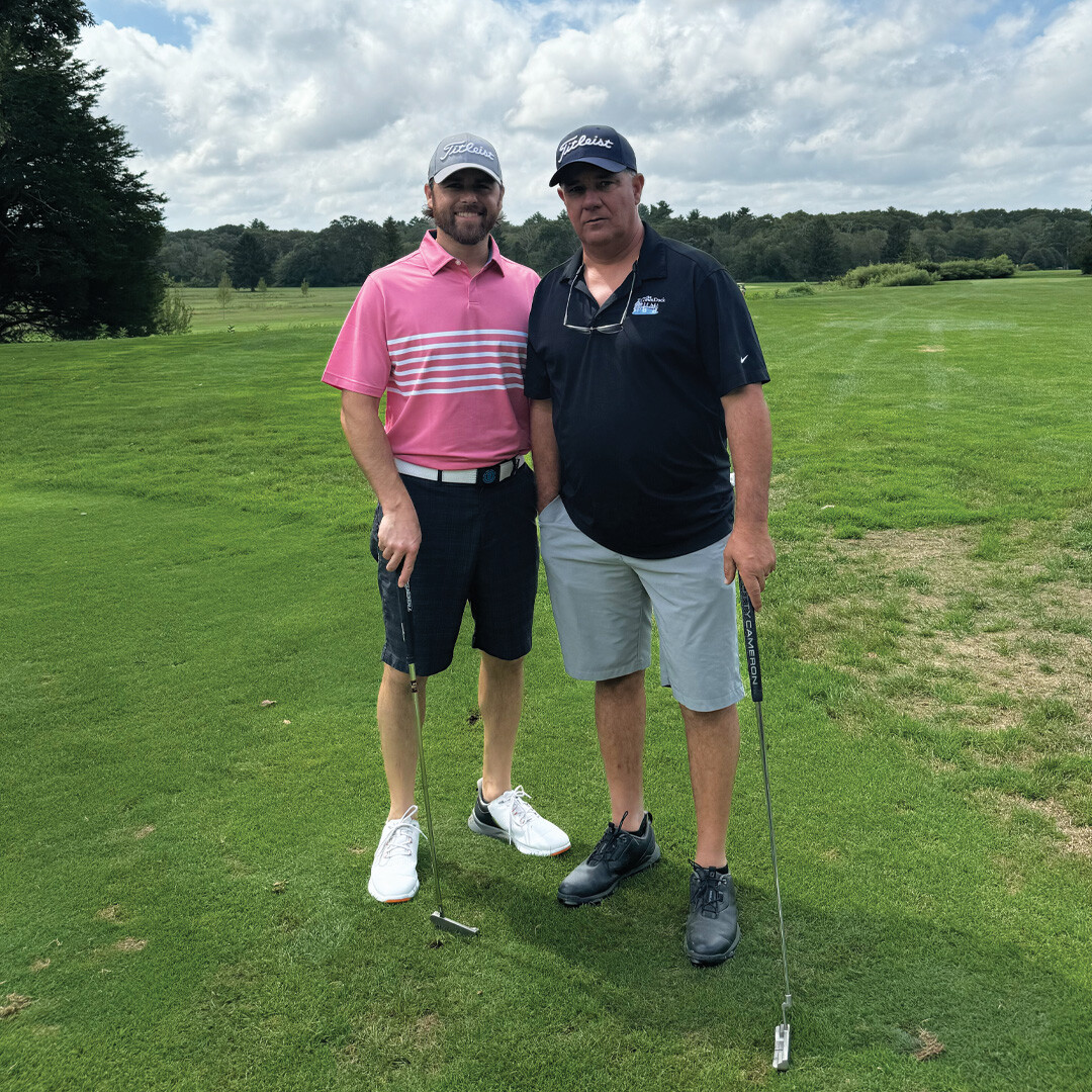 Hero of Town Dock employees at the golf tournament.