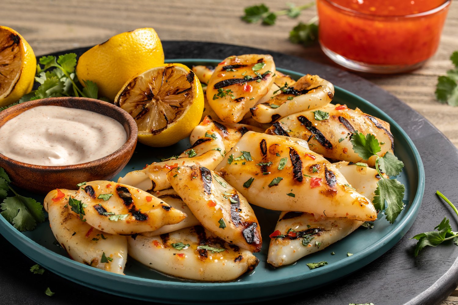 Recipe: BBQ Sweet Chili Grilled Calamari