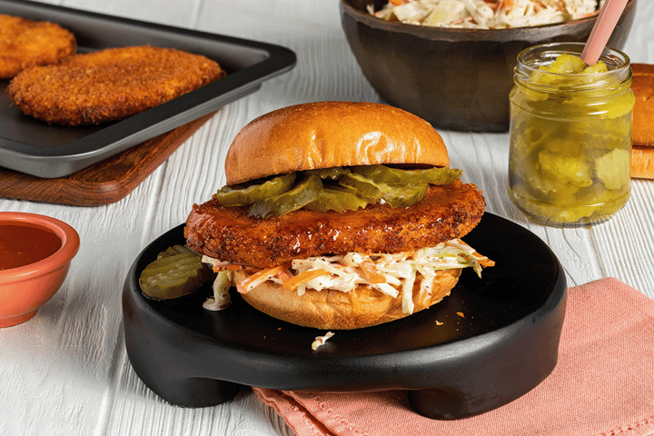 Nashville Hot Calamari Steak Sandwiches