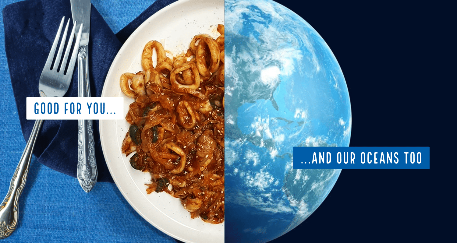 Ojingeo-Bokkeum (Spicy Stir-Fried Squid) with MSC + Chef Chris Cho