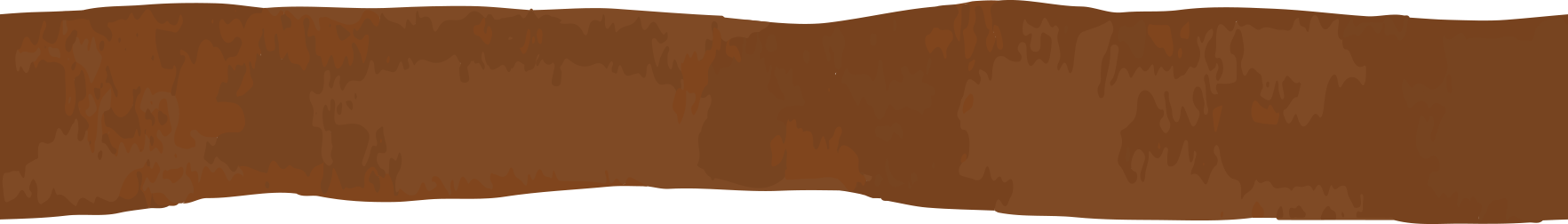 Brown decorative divider