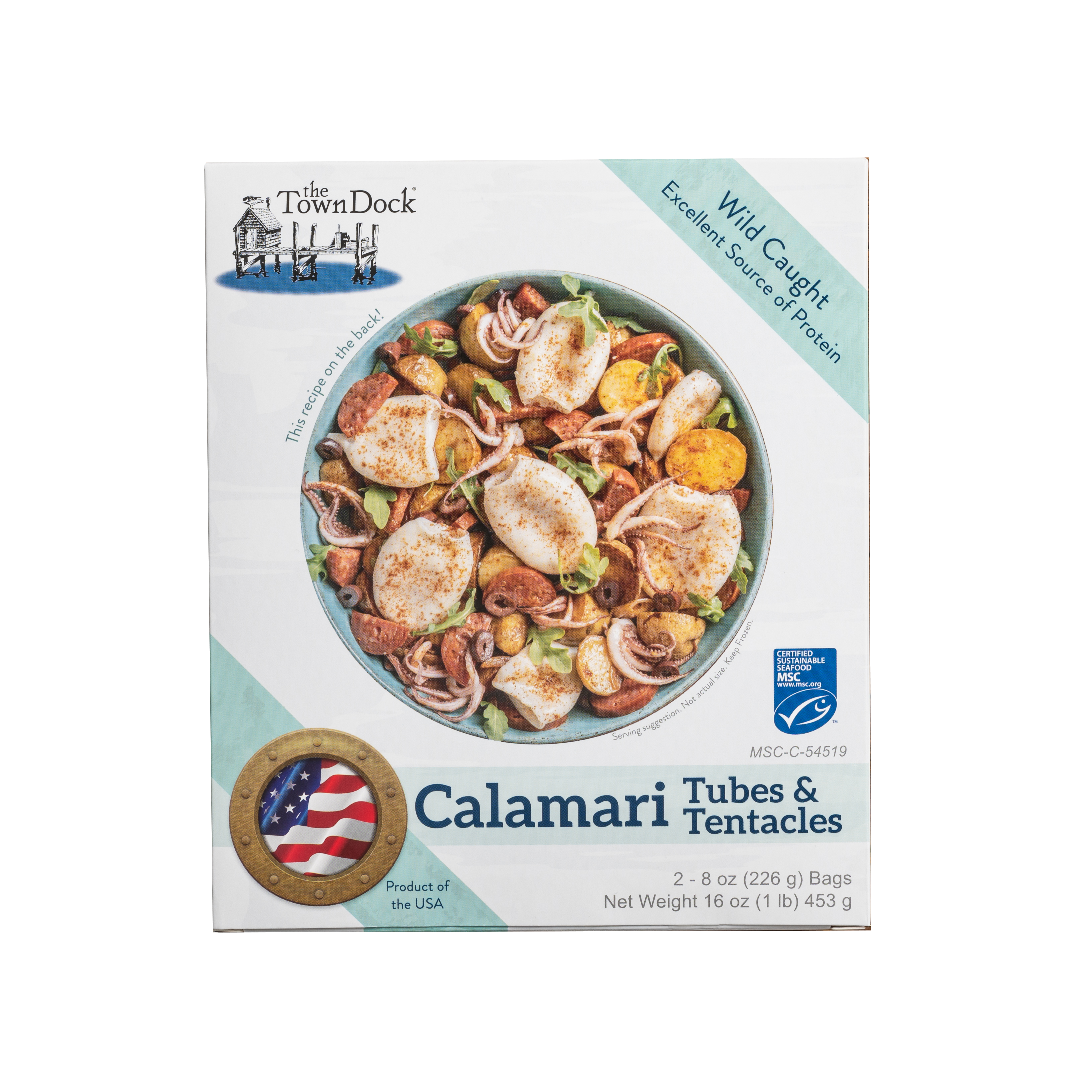 Shortfin Calamari – Tubes & Tentacles box with light green wrap