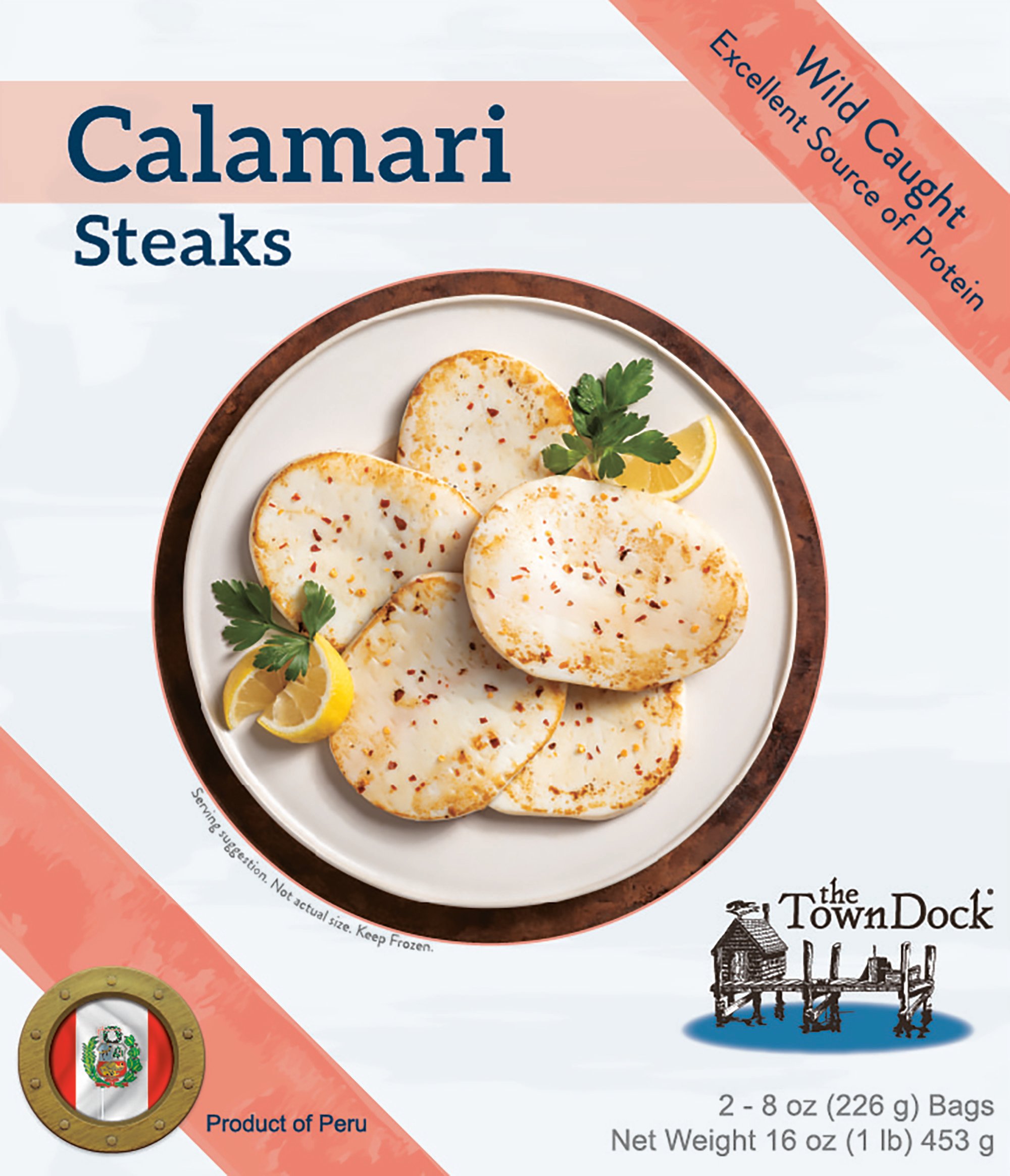 Retail Calamari Steaks Box