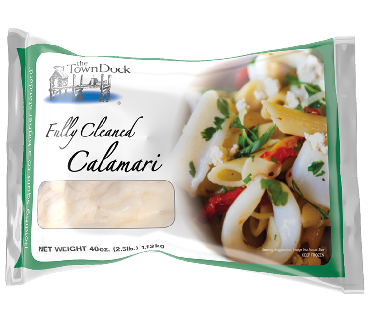 The Town Dock's Fully Cleaned Calamari, Imported Calamari